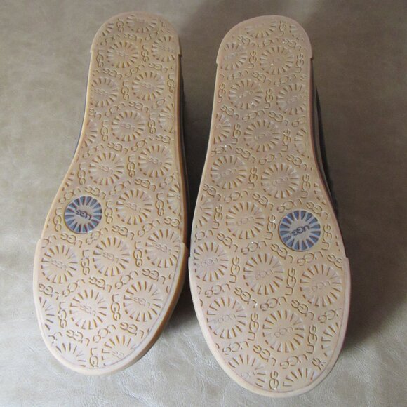 UGG Australia Women's Rylan Slippers Brown Suede Leather Sheepskin Size 9 US - Picture 5 of 6